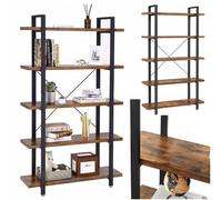 Libreria in legno Fiori CD Barattoli vintage per bambini LOFT