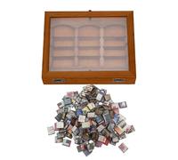 Libreria In Legno - Giocattolo Antistress, Mobiletto Fatto A Mano | Libreria Sensoriale Fidget, Scatole Decorative In Legno, Espositore In Miniatura, Calmante Per Concentrazione E Consapevolezza