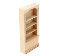 Libreria in Legno Modello 1:12 Mobili in Miniatura per Bambole Mini mobili Modello Giocattolo Decorazione Accessorio per Bambole Accessorio per casa delle Bambole Fai-da-Te(di Legno)