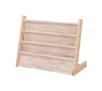 Libreria in legno per bambini dai 3 anni in su, altezza ideale, facile accesso, perfetta per sala giochi, aula e la camera dei bambini, 60 x 30 x 50 cm