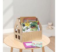 Libreria in legno per bambini, libreria Montessori, adatta per camera dei bambini, asilo nido e aula, libreria per bambini, libreria per asilo, libreria per bambini, organizzazione dei giocattoli, mob