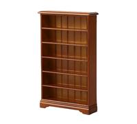 Libreria in miniatura a 6 livelli per case delle bambole in scala 1:12, decorazione piccola libreria in legno, espositore per mobili, ornamento per librerie