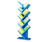 Libreria indipendente organizzatore per la casa creativa a nove piani a forma di albero libreria espositore per libri scaffale da pavimento adatto per soggiorno studio ufficio (colore: B) (A)