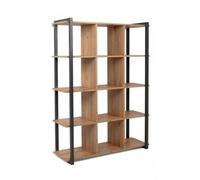 Libreria Indrustial Rovere Quercia a Cubi in Legno da Salotto Ingresso