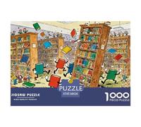 Libreria Insana Puzzle in Legno Impermeabile DIY Puzzles Da 1000 Pezzi Regali Per Adulti Sfidanti E Rompicapo Per Decorazioni Domestiche