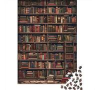 Libreria Jigsaw Puzzle Impossibili 1000Pcs Books Decorazione Per La Casa. Rilassamento E Intelligence Per Adulti E Ragazzi Da 14 Anni 1000pcs (75x50cm)