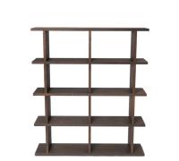 Libreria Kona 2x4 Rovere Tinto Scuro