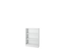 LIBRERIA LARGA CON 2 RIPIANI TINTA BIANCA - 79x26.7x108 CM