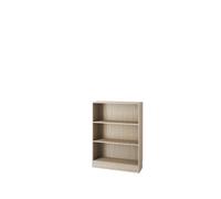 LIBRERIA LARGA CON 2 RIPIANI TINTA QUERCIA - 79X26.7X108 CM