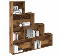 Libreria Legno Antico 157x24x160 cm in Legno Multistrato, Modern Wooden Bookshelf for Living Room & Office, Elegant Storage Furniture with 5 Shelves, Sturdy Multilayer Spacious Display Cabinet