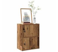 Libreria Legno Vecchio 40x24x52 cm in Legno Multistrato Libreria Verticale A Colonna Da Terra Libreria Da Parete Libreria Da Scrivania Libreria Angolare Da Terra per Ingresso Soggiorno Studio