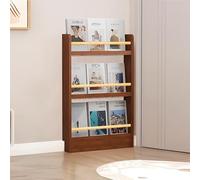Libreria, libreria alta e stretta, organizer da parete a 3-6 ripiani, per giocattoli e libri per bambini, salvaspazio per camera da letto, soggiorno, ufficio