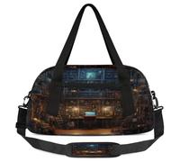 Libreria Libro Educativo Bambini Pernottamento Duffle Borse Ragazzi Ragazze Teen Sport Palestra Borsa per Weekender Viaggi Ginnastica Danza Balletto, Multicolore
