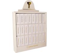 Libreria maxi scatola libro comunione avorio 28x40 cm + 24 scatolina libro scri