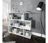 LIBRERIA MOD. ATHENA CM 110X24 H. 97 BIANCO LUCIDO