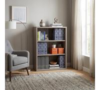 Libreria Moderna 3 Ripiani 35x81x111.9 cm Effetto legno Egaleo COMPOSAD