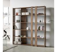 Libreria Moderna 5 Ripiani 178x36x204 cm in nobilitato Marrone