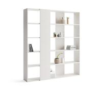Libreria Moderna Rachele, Bianco Frassino
