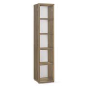 Libreria Modulare 5 Ripiani 39x182x41 cm Noce Stelvio
