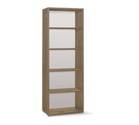 Libreria Modulare 5 Ripiani 71x199x41 cm Noce Stelvio