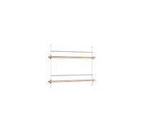 Libreria Moebe Magazine Shelving Piccolo in Rovere/ Bianco