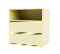 Libreria Montana Mini 1006 con 2 Cassetti Camomilla