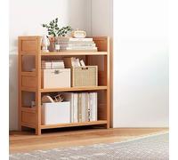 Libreria multifunzionale, 3 ripiani con angoli arrotondati, facile da montare, ideale per camera da letto, soggiorno, ufficio, cucina (60 x 25 x 72 cm)