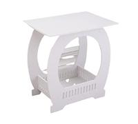 Libreria multifunzionale per soggiorno e ufficio, elegante tavolino da caffè e comodino, soluzione di archiviazione decorativa per mobili salvaspazio per la casa