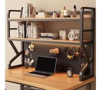 Libreria organizer per computer da scrivania, per dormitorio, casa, ufficio, 89,9 x 24,9 x 95,8 cm