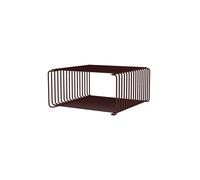 Libreria Panton Wire A Mezza Altezza 07 - Nero Rosso 17,2 cm x 34,8 cm
