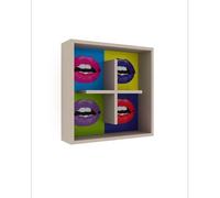 Libreria pensile Kiss 60x60x16 cm