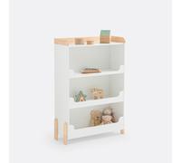 Libreria per bambini in pino e MDF, Arturo Bianco TU