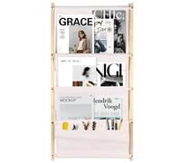 Libreria per bambini - Libreria da parete a 4 ripiani in legno per bambini, libreria da parete per bambini, organizer per libri in legno, adatta per camera dei bambini, cameretta dei bambini, stanza