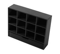 Libreria per casa delle bambole, 12 scomparti leggero e preciso per mobili | Organizzatore decorativo per mobili per la casa delle bambole | Per giocatori, bambini, ragazzi, ragazze, compleanni