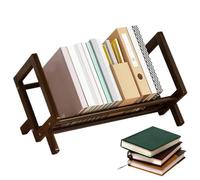 Libreria per la scrivania | Scaffali di libri desktop incolabili per lo stoccaggio di libri e | Organizzatore contabile compatto per tavolo, ufficio, a casa | Scaffale di conservazione dello spazio