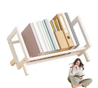 Libreria per la scrivania | Scaffali di libri desktop incolabili per lo stoccaggio di libri e | Organizzatore contabile compatto per tavolo, ufficio, a casa | Scaffale di conservazione dello spazio