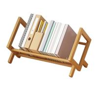 Libreria per scrivania del dormitorio, Libreria per scrivania|Rack di archiviazione desktop - Scaffale portaoggetti per organizer da scrivania, scaffale inclinabile per libri, piccola libreria da ba