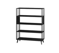Libreria portaoggetti semplice in ferro, scaffale portaoggetti da terra a soffitto, multistrato, per ufficio, soggiorno, camera da letto, libreria da ufficio (120 cm)