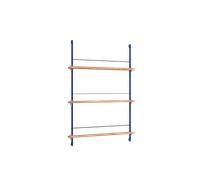 Libreria Portariviste Moebe Rovere medio/Blu Scuro