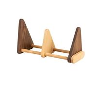 Libreria regolabile in legno - Elegante supporto da scrivania a tre triangoli, versatile per casa e ufficio, elegante mensola da pavimento per libri e decorazioni