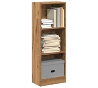 Libreria Rovere Artigianale 40x24x109 cm in Legno Multistrato - Rustic Bookshelf for Living Room Bedroom Durable Plywood Storage Shelf with Spacious Compartments Easy Assembly & Maintenance