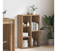 Libreria Rovere Artigianale 50x25x80 cm in Legno Multistrato - Elegant Wooden Bookshelf for Living Room Office Handcrafted Multilayer Plywood Shelf with Sturdy Design Modern Storage Books & Decor