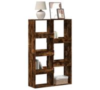 Libreria Rovere Fumo 100x33x155.5 cm Modern Bookshelf in Multilayer Wood for Living Room & Office, Sturdy Storage Shelf with 5 Shelves, Space-Saving Design, Easy Assembly, Brown Finish
