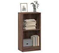 Libreria Rovere Marrone 40x24x76 cm in Legno Multistrato - Scaffale Libri Moderno per Soggiorno e Camera da Letto Libreria con Ampio Spazio per Libri, Riviste, DVD - Facile da Pulire e Montare