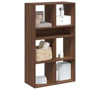 Libreria Rovere Marrone 66x31x112 cm in Legno Multistrato - Moderna Libreria per Soggiorno e Ufficio, Scaffale Libri con Piano Robusto, Facile da Pulire, Ideale per Libri, Piante e Oggetti Decorativi