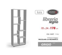 LIBRERIA SALVASPAZIO MODERNA 8 RIPIANI SCAFFALE SALOTTO UFFICIO BAGNO 1787024