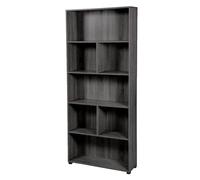 Libreria Scaffale 5 Ripiani 7 VANI Moderna Design Casa Ufficio WENGè 1808024cm