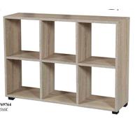 Argonauta Libreria Rettangolare divisorio Sei cubi posti Rovere 90x24x60