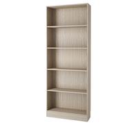 Libreria Scaffale in Legno Moderna Mobile Color Quercia 3 o 5 Ripiani Mensole