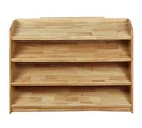 Libreria Scaffale inclinato a 4 livelli Libreria Espositore Multiuso Scaffali Portaoggetti Scaffale Scaffale Scaffale Libreria (Colore: Legno Dimensioni: 120 x 30 x 90 cm)